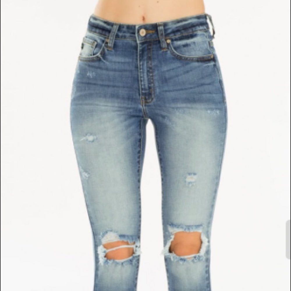 KanCan Destroyed Denim Jeans